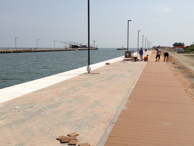 legno composito mare wpc darsena portogaribaldi