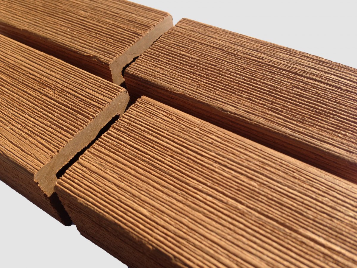 finitura wpc legno composito spazzolato